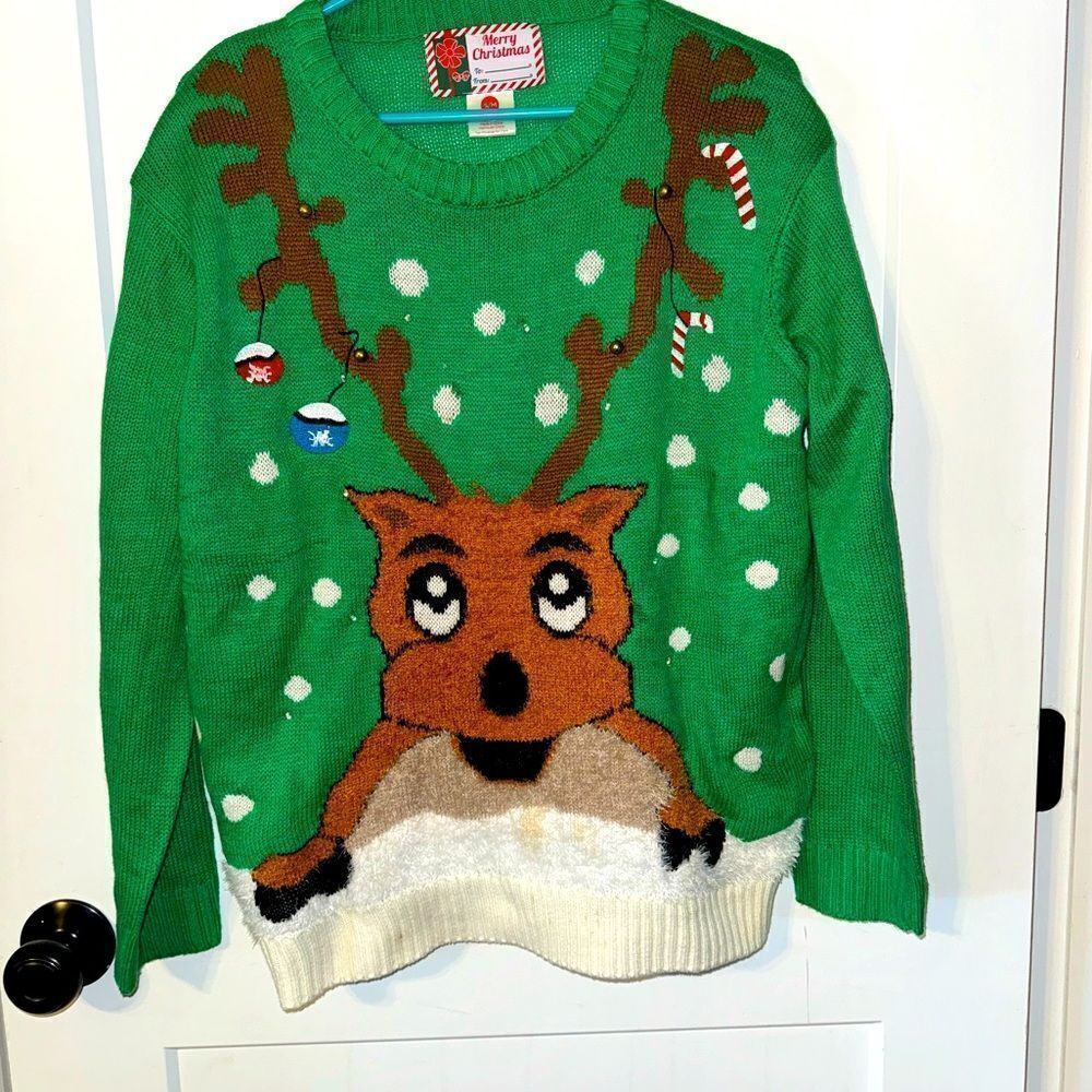 MERRY CHRISTMAS BRAND WOMENS CHRISTMAS SWEATER
